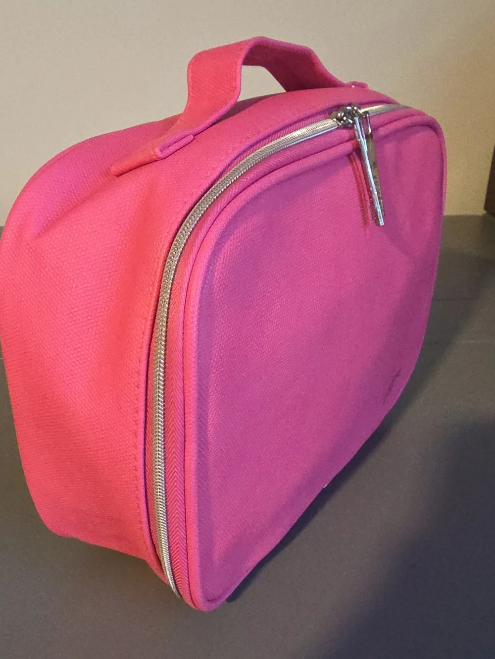 LANCOME NWOT Pink Travel Cosmetic Bag